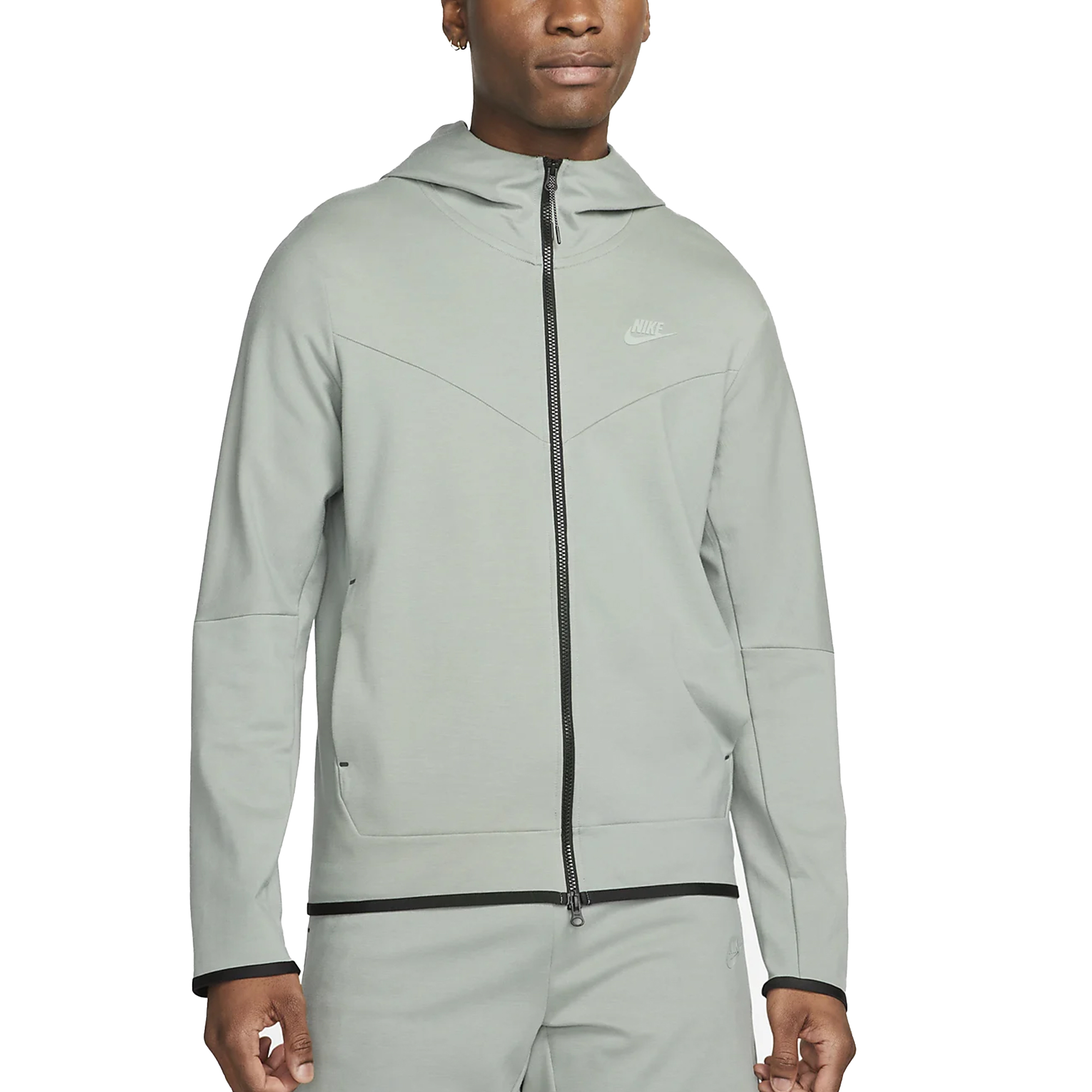Nike Felpa da Uomo con Cappuccio e Zip Tech Fleece Lightweight