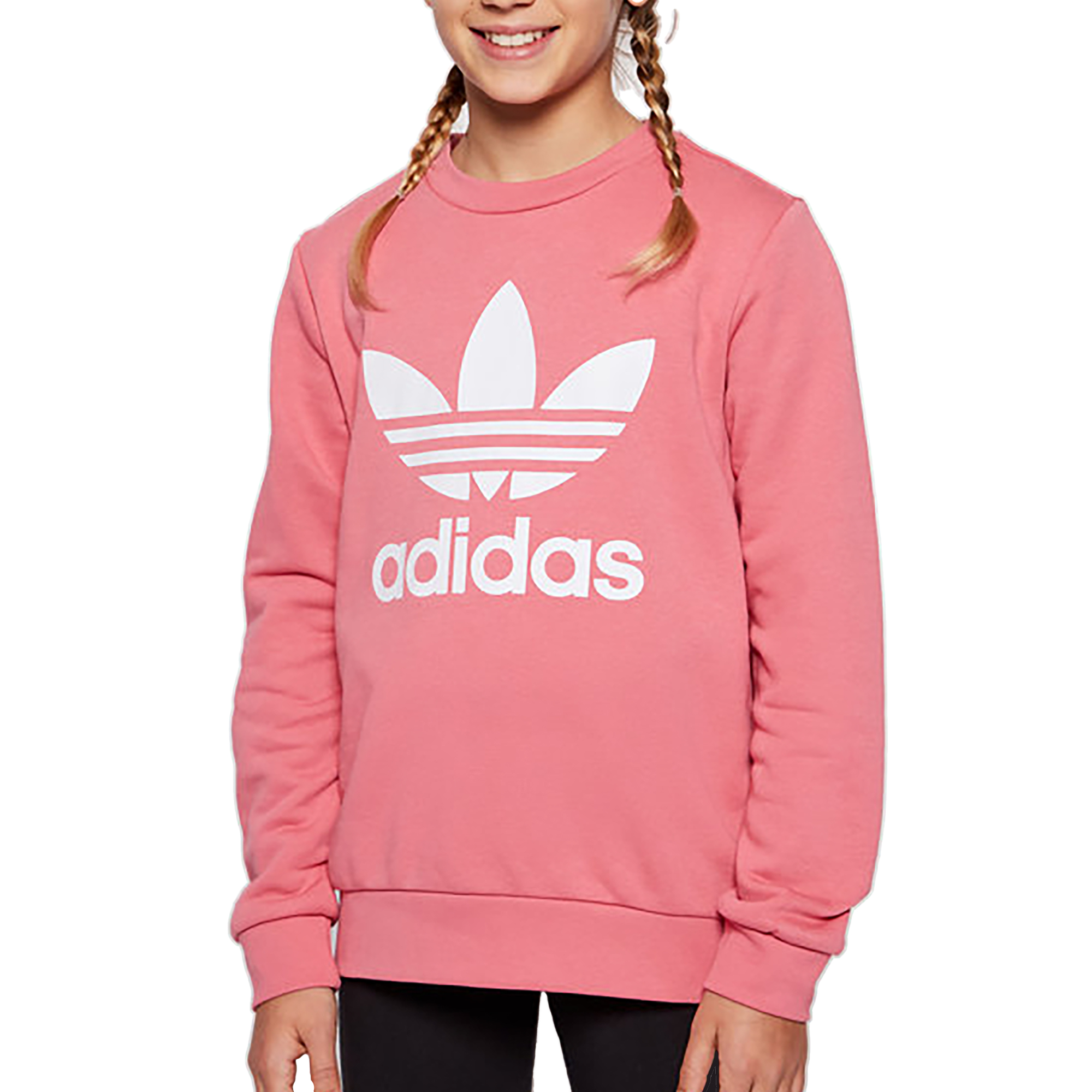 ADIDAS BLUZA TREFOIL CREW kolor różowy (GN8253) - Dziecięce Bluzy –  GaleriaMarek.pl